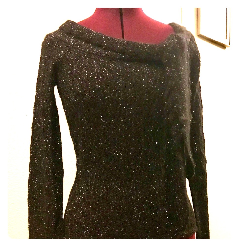Vintage Betsey Johnson sparkle knit sweater!